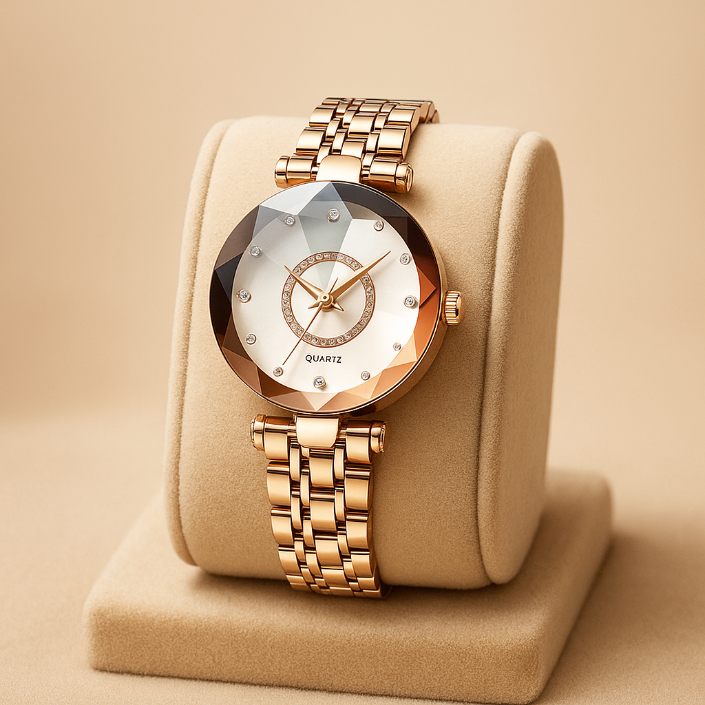 ✨ CrystalSteel™ – El Reloj de Dama en Acero y Cristal que Eleva tu Estilo ✨