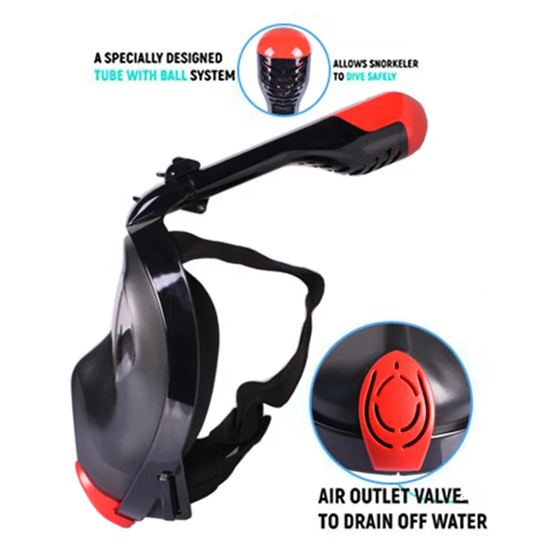 🌊 Máscara de Buceo Integral – Vive la Experiencia del Mar con Libertad