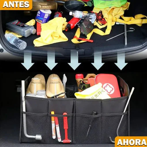 🚗✨ Organizador Plegable para Baúl – Mantén tu carro siempre ordenado