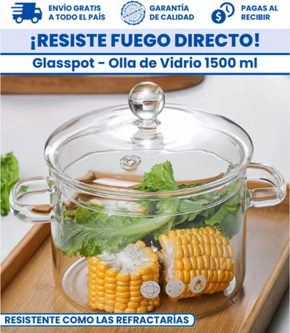 ClearCook™ Olla de Vidrio