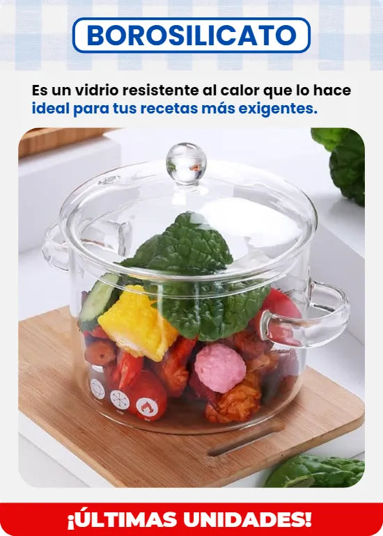 ClearCook™ Olla de Vidrio