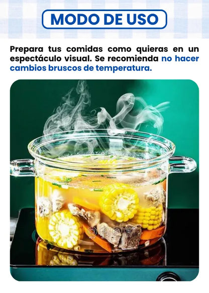 ClearCook™ Olla de Vidrio