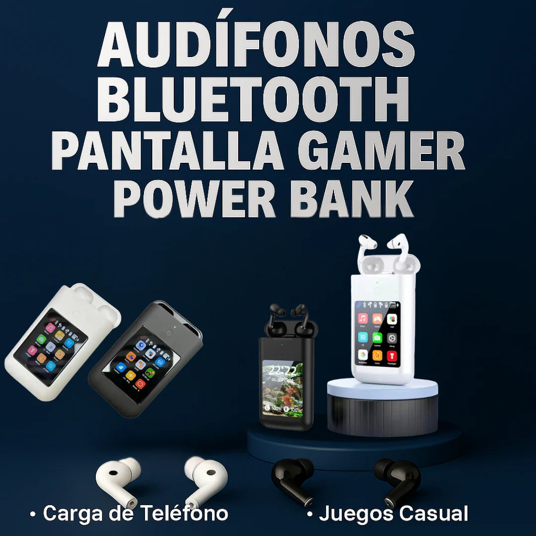SoundBox TWS™ Audífonos, power bank y smartwatch en uno🚀