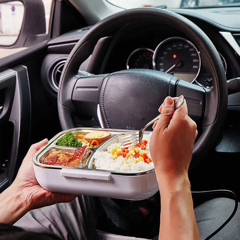 "🔥 PowerBox 🍱⚡ – Tu comida siempre caliente, en cualquier lugar 🚗🏢💼 ¡Olvídate de comer frío y disfruta donde quieras!"