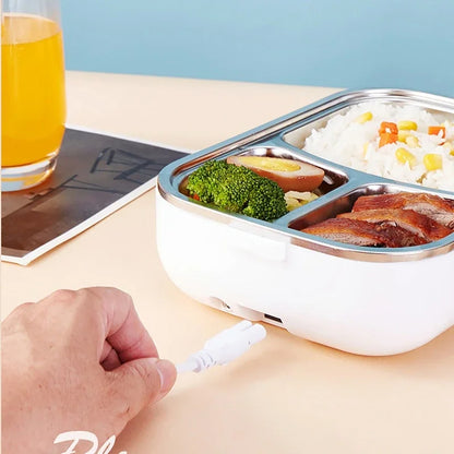 "🔥 PowerBox 🍱⚡ – Tu comida siempre caliente, en cualquier lugar 🚗🏢💼 ¡Olvídate de comer frío y disfruta donde quieras!"