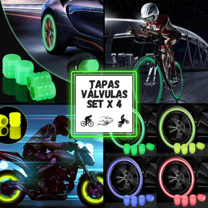 🌟 NeonCaps X4 – Dale Luz y Estilo a Tus Ruedas 🚲🏍️🚗✨