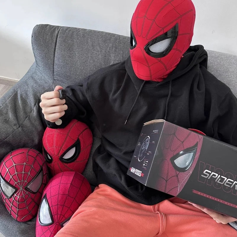 🕷️ SpiderVision™ – La Máscara LED Más Épica de Spiderman 😎✨