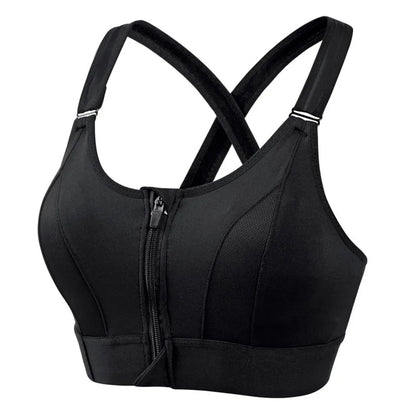 🖤 Top Deportivo con Cierre Frontal y Corrector de Postura x2