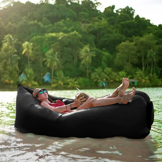 🌿 Sofá Inflable Portátil – Comodidad Donde Quieras✨