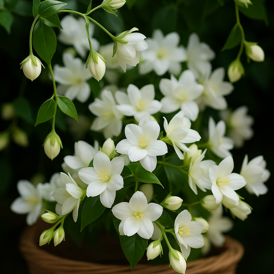 🌸 100 Semillas de Jazmín – Un jardín lleno de fragancia y belleza