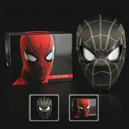 🕷️ Máscara Spiderman LED con Ojos Móviles – ¡El Disfraz Más Realista y Épico para tu Halloween!