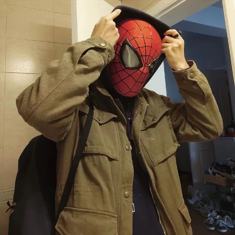 🕷️ SpiderVision™ – La Máscara LED Más Épica de Spiderman 😎✨