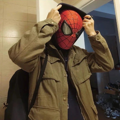 🕷️ SpiderVision™ – La Máscara LED Más Épica de Spiderman 😎✨