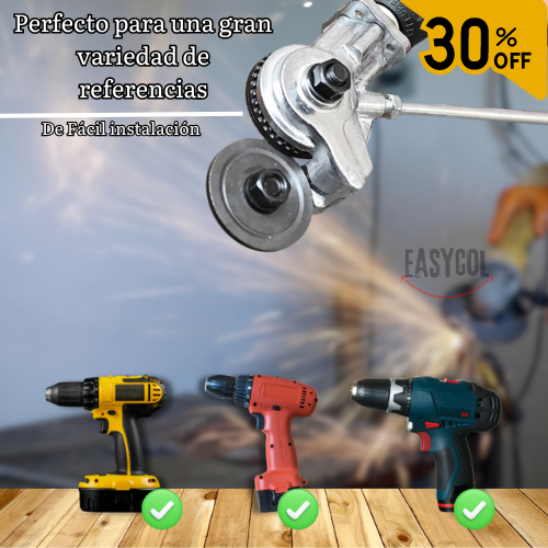 DRILLCUTPRO™ - ADAPTADOR DE CORTE DE METAL PARA TALADRO