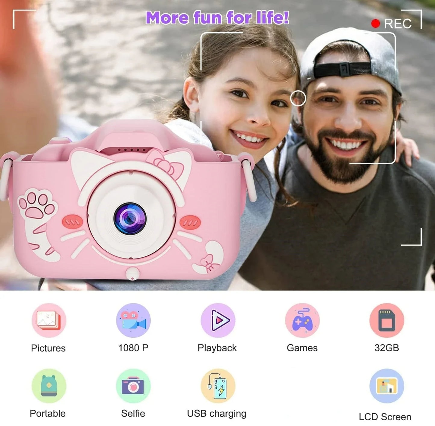 Cámara Digital Q9 para Niños: ¡Juega, Crea y Captura Momentos Inolvidables!