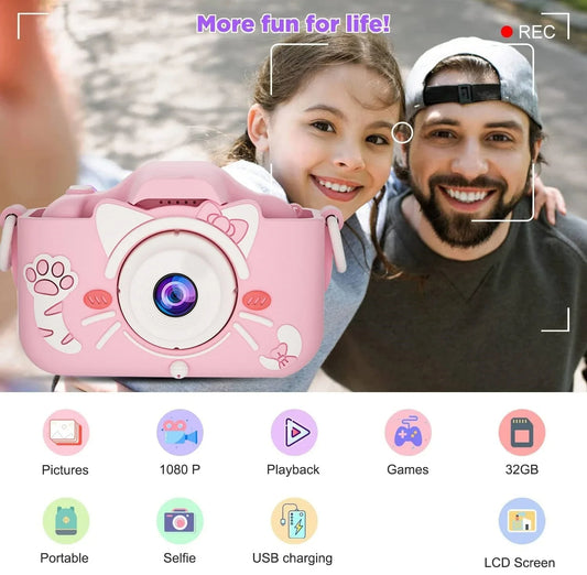 Cámara Digital Q9 para Niños: ¡Juega, Crea y Captura Momentos Inolvidables!