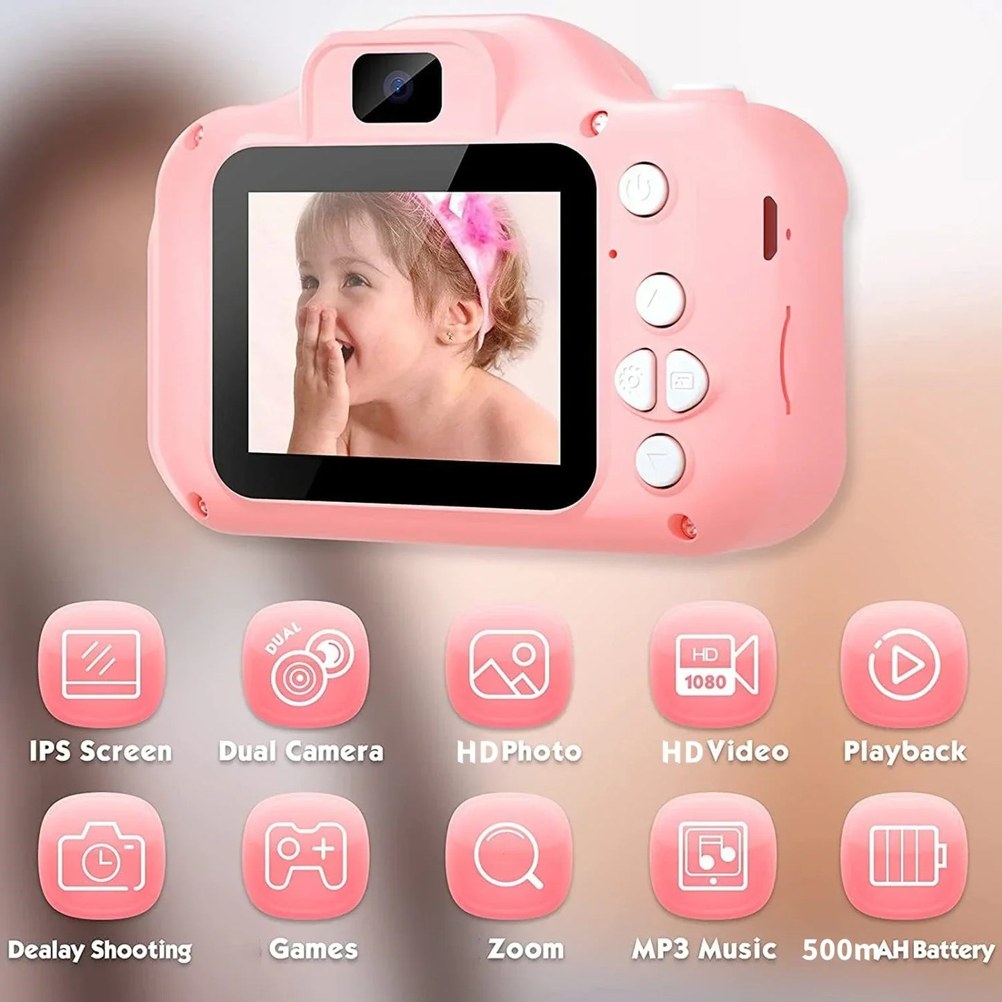 Cámara Digital Q9 para Niños: ¡Juega, Crea y Captura Momentos Inolvidables!
