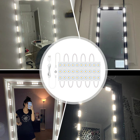 🌟 LED Makeup Mirror Light – Iluminación que Realza tu Belleza