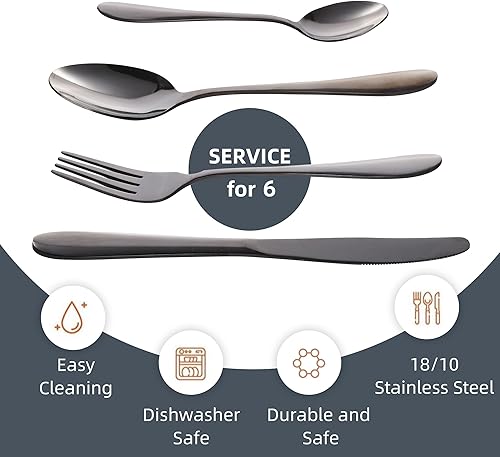 ✨ Set de Cubiertos Premium – Elegancia en Cada Comida 🍽️