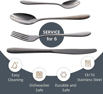 ✨ Set de Cubiertos Premium – Elegancia en Cada Comida 🍽️