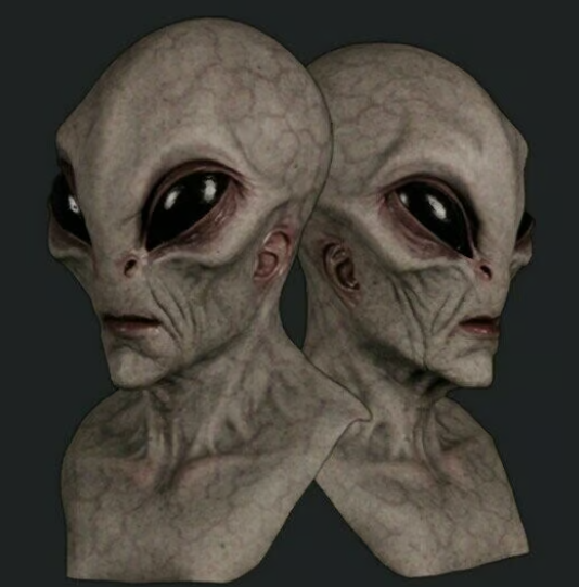 Máscara extraterrestre realista