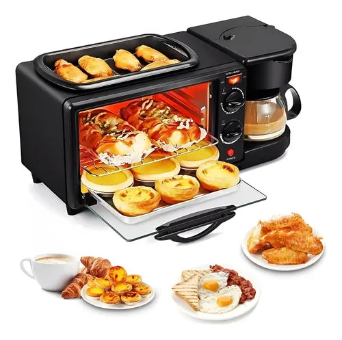 🍳 Horno Multifuncional 3 en 1 – Cocina Todo en Uno