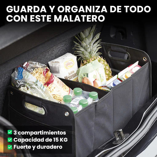 🚗✨ Organizador Plegable para Baúl – Mantén tu carro siempre ordenado