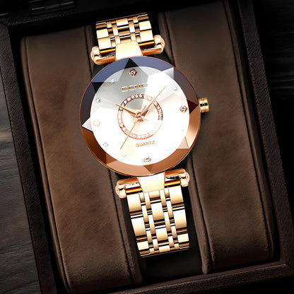 ✨ CrystalSteel™ – El Reloj de Dama en Acero y Cristal que Eleva tu Estilo ✨