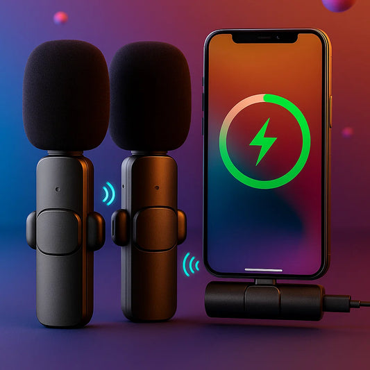 🔥 BoomMic-Micrófono Inalámbrico 2 en 1🎙️ Lleva Tu Voz al Siguiente Nivel, Sin Cables y Con Calidad Pro🔊