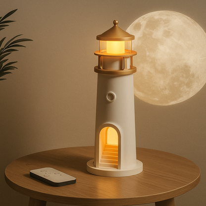 🌙🎶 Faro Lunar Parlante – Luz, Relajo y Música en un Solo Toque ✨🔊