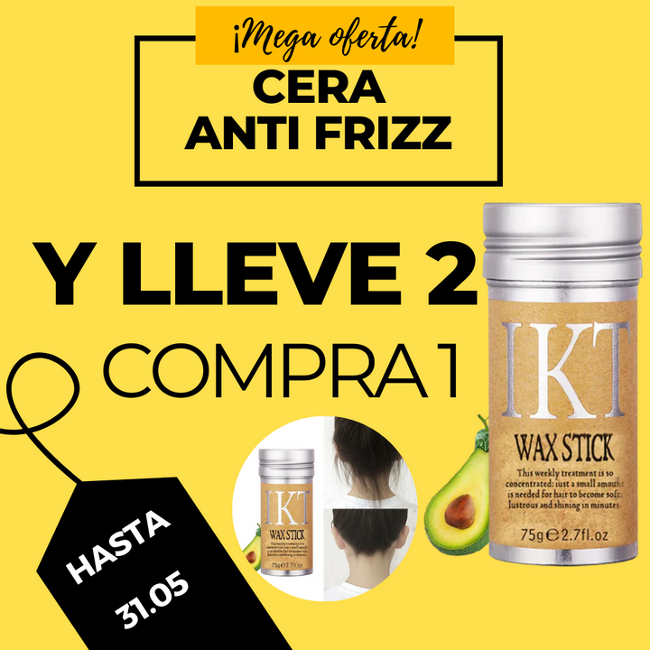 COMPRA 1 Y LLÉVATE 2 - CERA CAPILAR ANTI FRIZZ